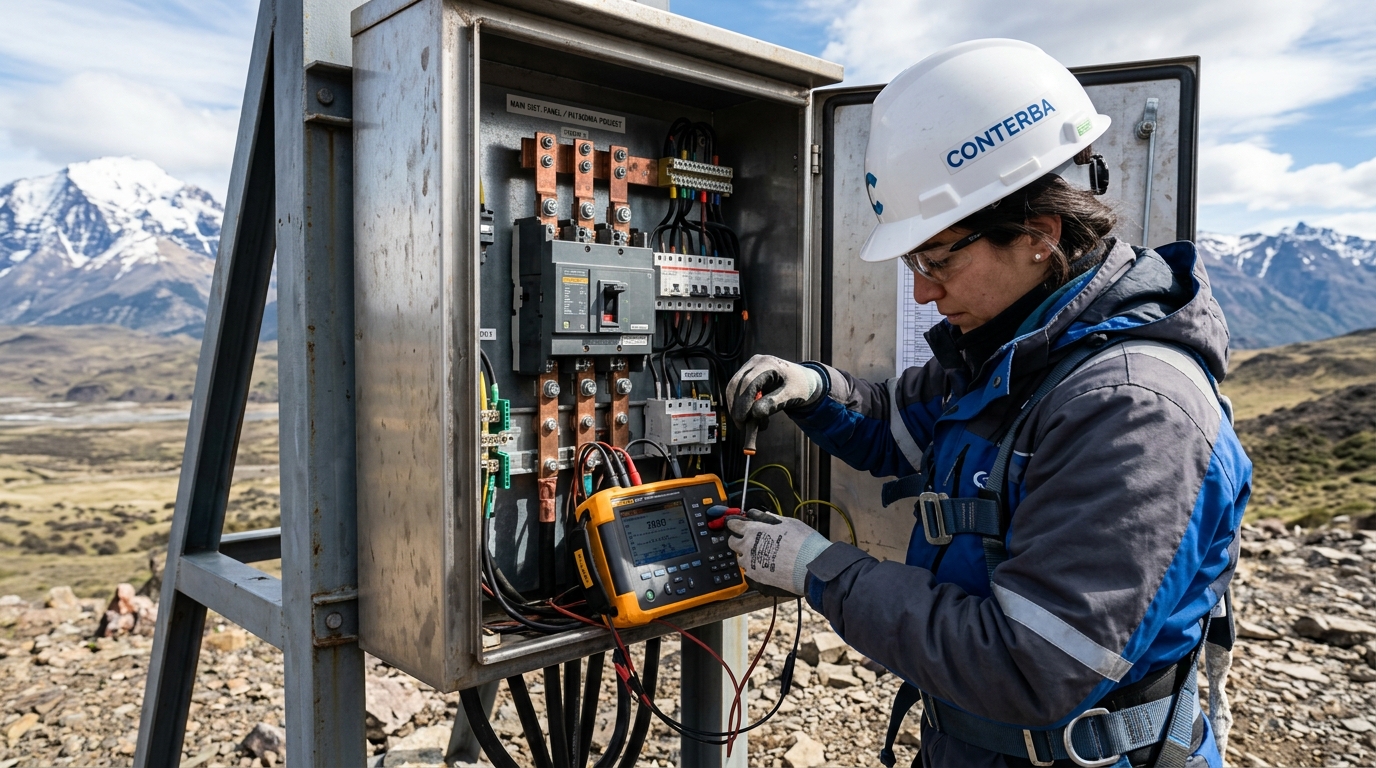 Instalación de medidores de potencia